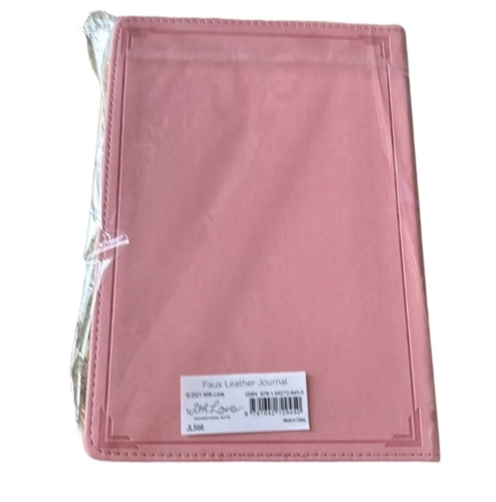 Faux Leather Pink Journal